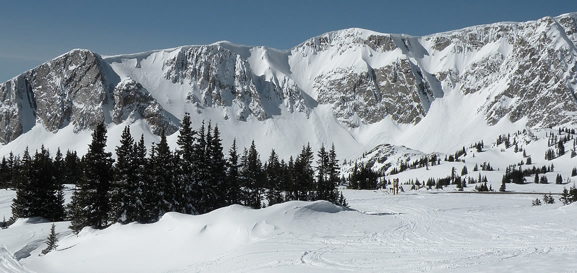 Snowmobiling the Snowy Range