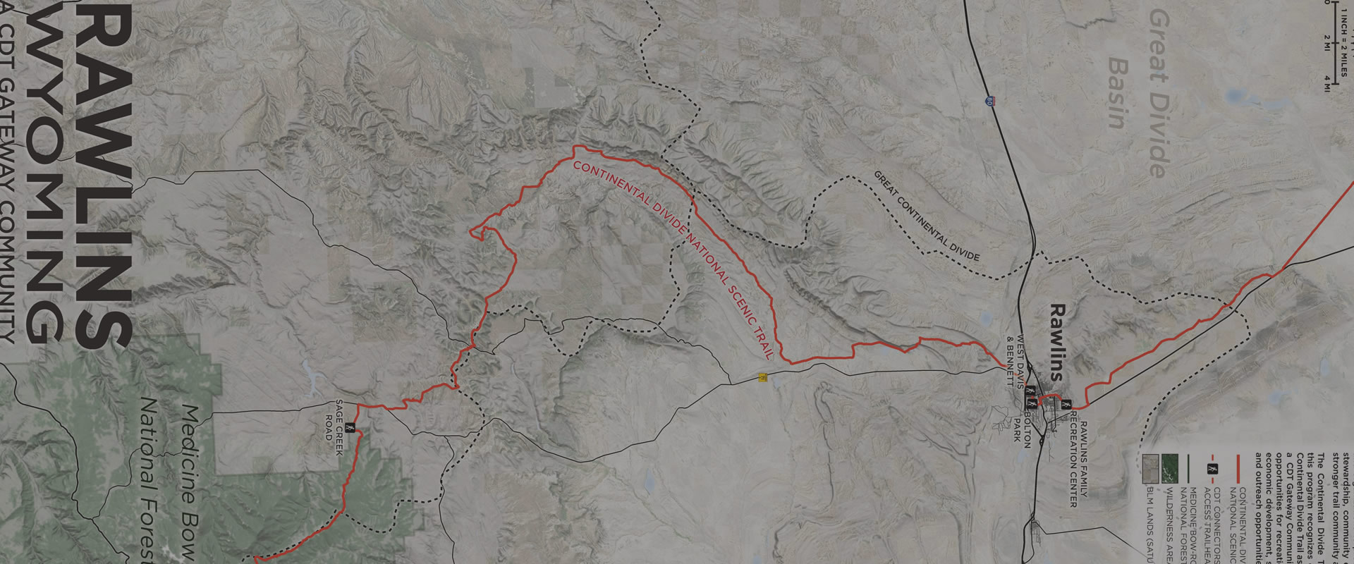 Continental Divide National Scenic Trail in Carbon County