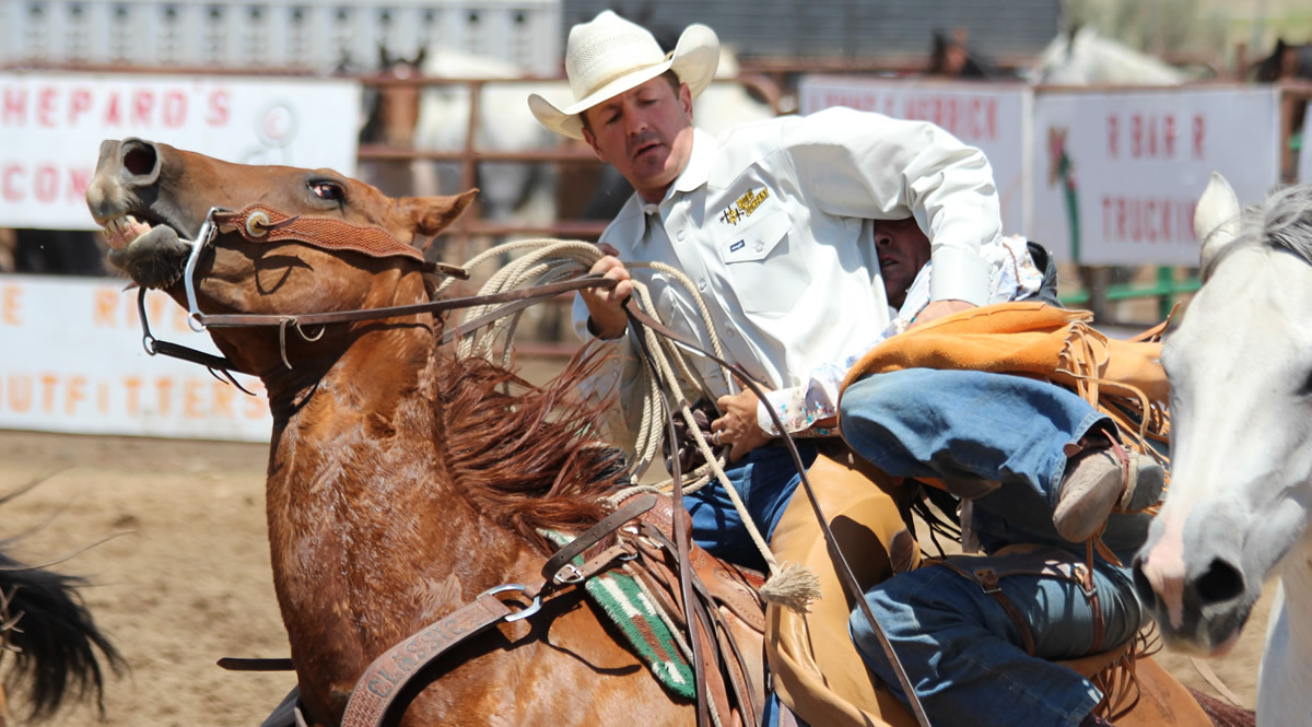Baggs, Wyoming rodeo riders