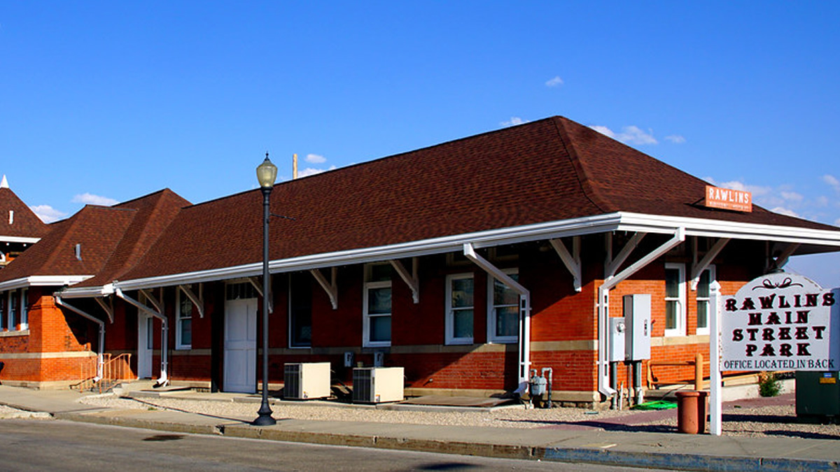 The Old Union Pacific Train Depot