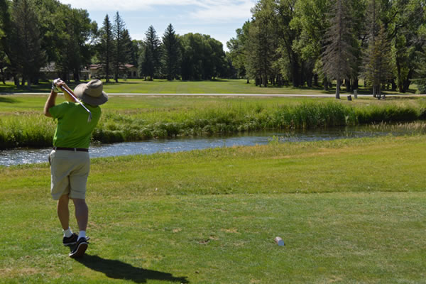 Golfing