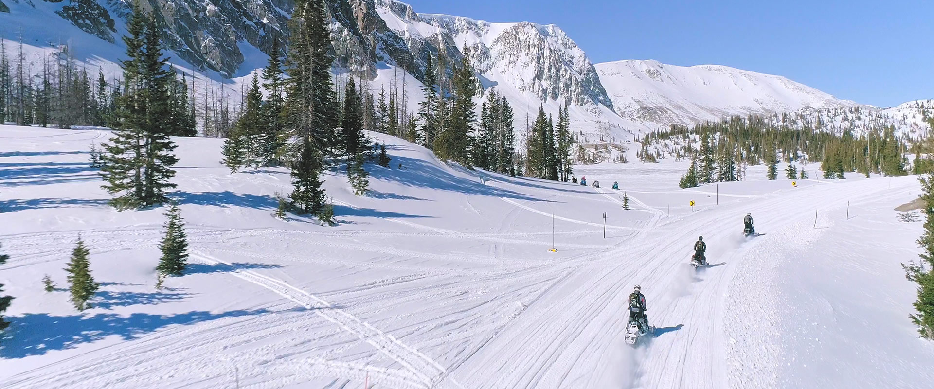 Winter Recreation in the Snowy Range of Wyoming